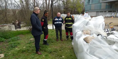 El Gobierno regional, a través de la Dirección del PRICAM, emite el mensaje Es-Alert en las zonas inundables del río Tajo y del Alberche a su paso por Talavera