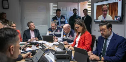 Tras la reunión celebrada a las 8:00 horas este martes por el apagón que se sufrió ayer