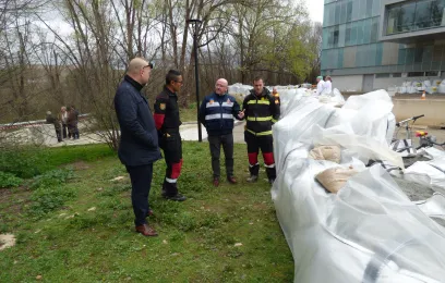 El Gobierno regional, a través de la Dirección del PRICAM, emite el mensaje Es-Alert en las zonas inundables del río Tajo y del Alberche a su paso por Talavera