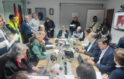 El Gobierno regional mantiene la suspensión de la actividad lectiva y las actividades sanitarias programadas para mañana tras la última reunión del CECOPI